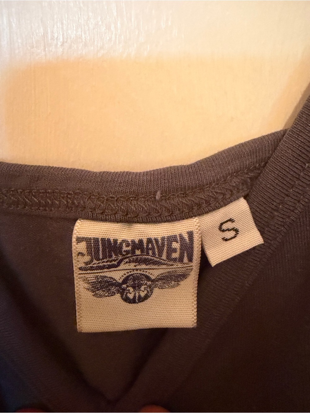 Jungmaven Spaghetti Tank, Diesel Grey, Size Small - Picture 3 of 3